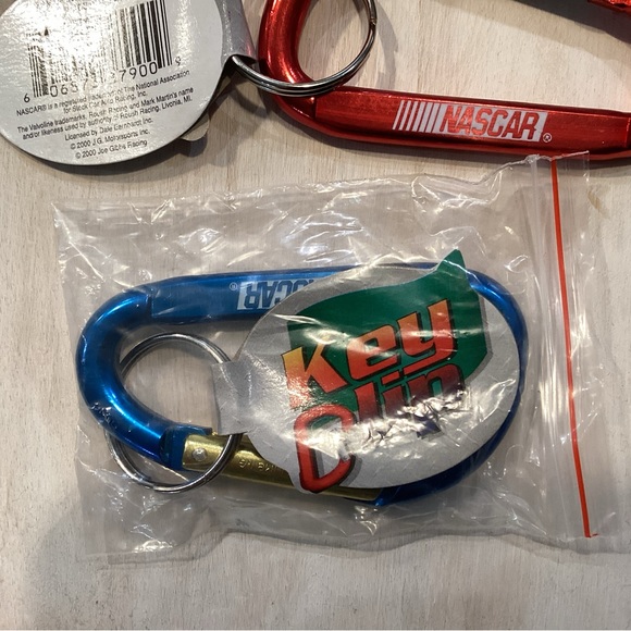 Vintage NWT - 3 NASCAR Key Clips - Jeff Jordon, Dale Sr & Dale Jr - Collectible - Picture 4 of 4